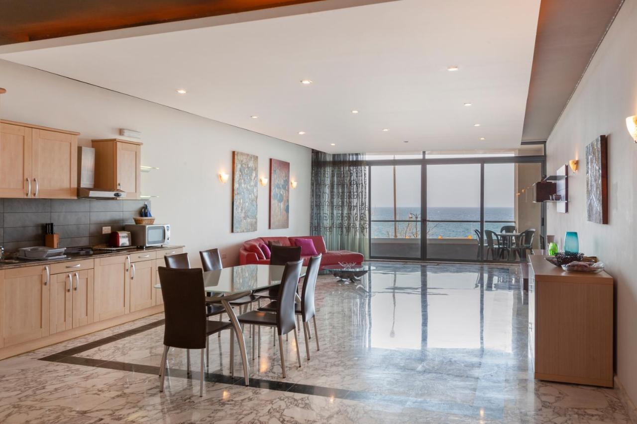 Spacious Seafront Apt With Living, Sofa, Wifi & Ac By 360 Estates スリーマ エクステリア 写真